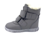 Obrazek Dziecięce buty zimowe Pegres 1706 Barefoot w kolorze szarym