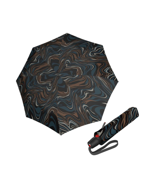 Obrazek KNIRPS T.200 Medium Duomatic Tiger Oak - elegancki, w pełni automatyczny parasol