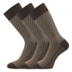 Obrazek LONKA Skarpety męskie ZERYK z bawełną BROWN (3 pary)
