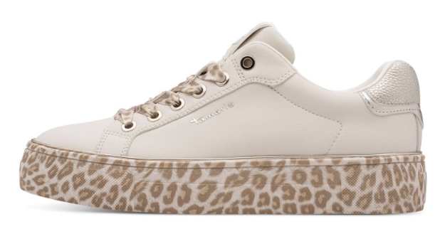 Obrazek Tamaris 1-23751-44-329 Damskie trampki w panterkę