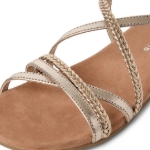 Obrazek Tamaris 1-28130-46-116 Sandały damskie szampańskie