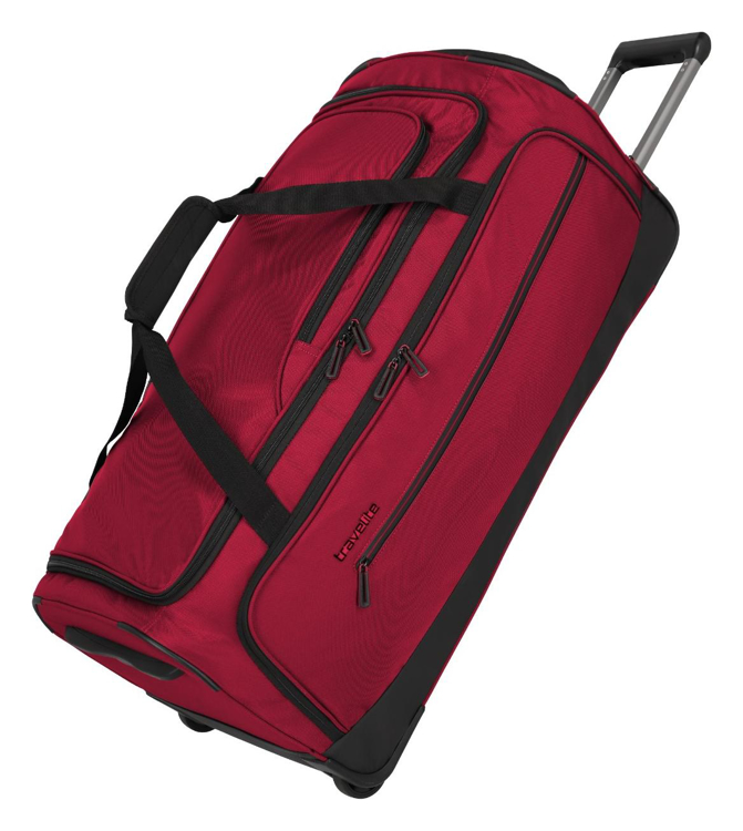 Obrazek Travelite Crosslite 5.0 Wheeled Duffle L Red 97 L