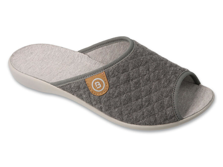 Obrazek BEFADO 255D009 HOME GO pantofle VIKI šedé