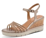 Obrazek Tamaris 1-28725-46-900 Dámské sandály na klínku bronzové