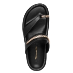 Obrazek Tamaris 1-27415-46-001 Klapki damskie modne czarne