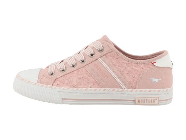 Obrazek Mustang 26M0152003 Damskie trampki nude