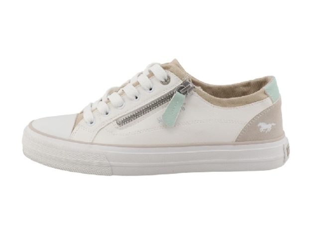 Obrazek Mustang 26M0222010 Trampki damskie białe