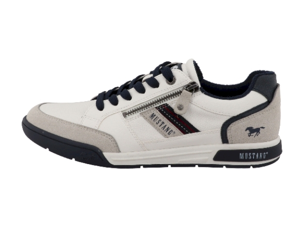 Obrazek Mustang 26M0251001 Trampki męskie białe