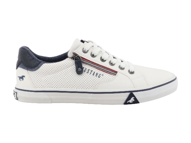 Obrazek Mustang 26M0211004 Trampki męskie białe