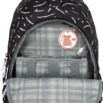 Obrazek Plecak studencki Bagmaster DIGITAL 23 A - czarno-biały czarny 34 l