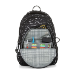 Obrazek Plecak studencki Bagmaster DIGITAL 23 A - czarno-biały czarny 34 l