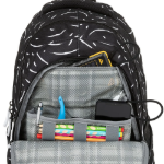 Obrazek Plecak studencki Bagmaster DIGITAL 23 A - czarno-biały czarny 34 l