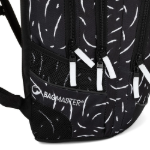 Obrazek Plecak studencki Bagmaster DIGITAL 23 A - czarno-biały czarny 34 l