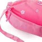 Obrazek Bagmaster Torba VEGA 23 Worek szkolny na kapcie / worek gimnastyczny - motyle różowy 1,5 l