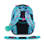 Obrazek Bagmaster VEGA 24 B duży zestaw szkolny dla pierwszoklasistów - pawi błękit 18 l