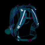 Obrazek Bagmaster VEGA 24 B duży zestaw szkolny dla pierwszoklasistów - pawi błękit 18 l