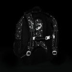 Obrazek Plecak studencki Bagmaster SUPERNOVA 24 A - czarno-biały czarny 34 l