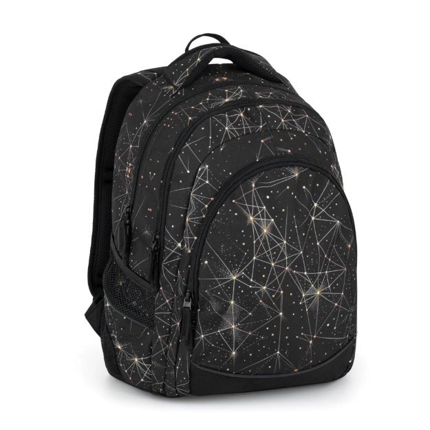 Obrazek Plecak studencki Bagmaster DIGITAL 25 A - Space Black 22 l