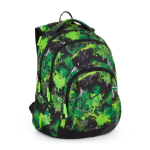 Obrazek Plecak studencki Bagmaster LINCOLN 25 A - zielono-czarny Zielony 30 l
