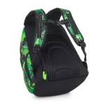 Obrazek Plecak studencki Bagmaster LINCOLN 25 A - zielono-czarny Zielony 30 l