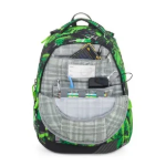 Obrazek Plecak studencki Bagmaster LINCOLN 25 A - zielono-czarny Zielony 30 l