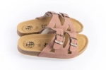 Obrazek BF BA-221-19-11 Kapcie damskie z klinem w kolorze łososiowym