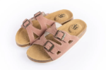 Obrazek BF BA-221-19-11 Kapcie damskie z klinem w kolorze łososiowym