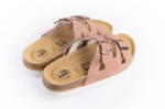 Obrazek BF BA-221-19-11 Kapcie damskie z klinem w kolorze łososiowym