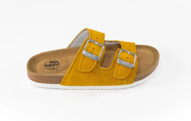 Obrazek Kapcie damskie BF BY-213-10-10 w kolorze żółtym