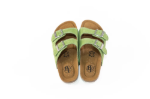 Obrazek Kapcie damskie w kolorze jasnozielonym