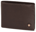 Obrazek Portfel Aeronautica Militare Plate AM-132-25 brązowy