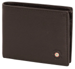 Obrazek Portfel Aeronautica Militare Plate AM-134-25 brązowy