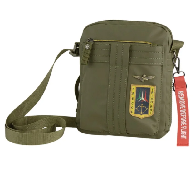 Obrazek Torba krzyżowa Aeronautica Militare Frecce AM-341-33 zielona 2 L