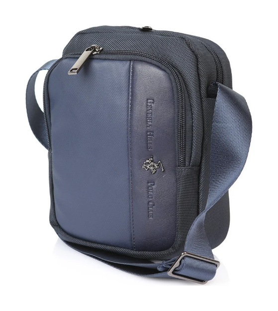 Obrazek Torba krzyżowa BHPC Miami USB BH-1371-05 niebieska 1 L