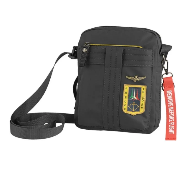 Obrazek Torba krzyżowa Aeronautica Militare Frecce AM-341-23 szara 2 L