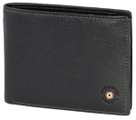 Obrazek Portfel Aeronautica Militare Plate AM-132-01 czarny