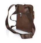 Obrazek Torba cross Aeronautica Militare Fly M AM-390-25 brązowa 2 L