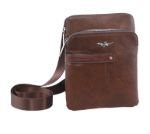 Obrazek Torba krzyżowa Aeronautica Militare Fly AM-392-25 brązowa 1,6 L