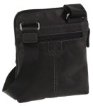 Obrazek Skórzana torba crossbody BHPC Explore S BH-380-01 czarna 2 L