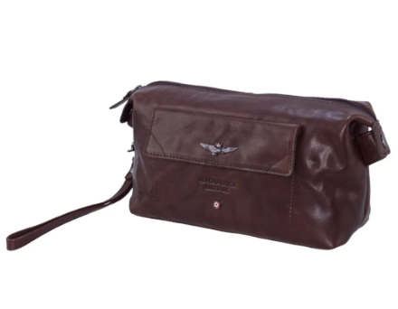 Obrazek Walizka Aeronautica Militare Vintage AM-300-25 brązowa 3 L