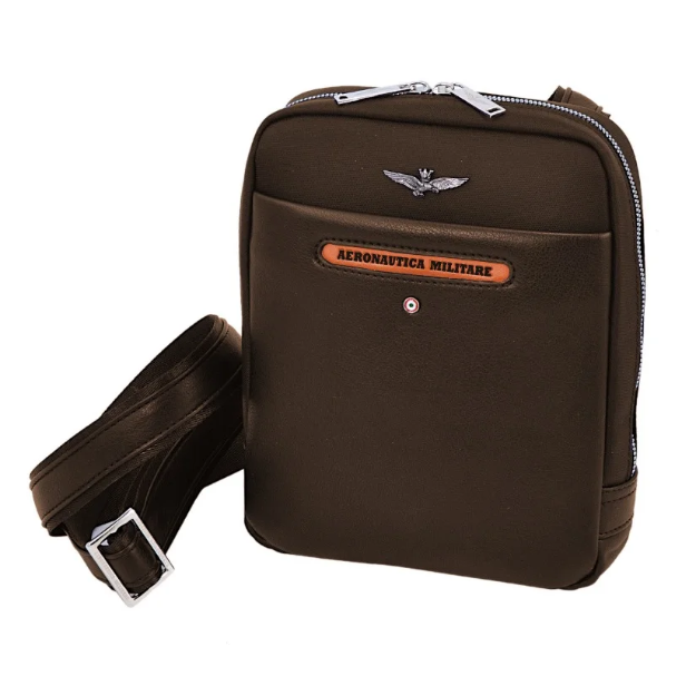 Obrazek Torba krzyżowa Aeronautica Militare SKY L AM-451-25 brązowa 2 L