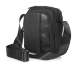Obrazek Torba krzyżowa BHPC Miami USB BH-1371-01 czarna 1 L