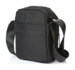 Obrazek Torba krzyżowa BHPC Miami USB BH-1371-01 czarna 1 L