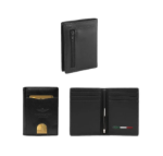 Obrazek Portfel Aeronautica Militare Target clip AM-174-01 czarny