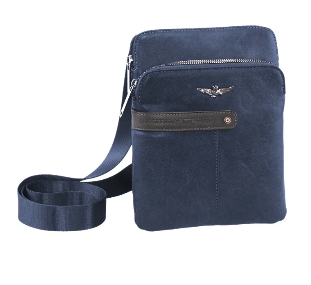 Obrazek Torba krzyżowa Aeronautica Militare Fly AM-392-05 niebieska 1,6 L