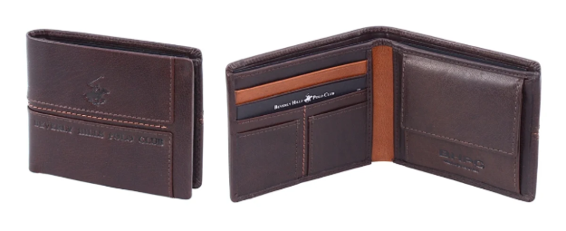 Obrazek Portfel męski BHPC Line S BH-1561-25 brązowy