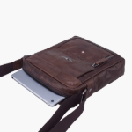 Obrazek Torba na ramię Aeronautica Militare Vintage AM-303-01 brązowa 2 L