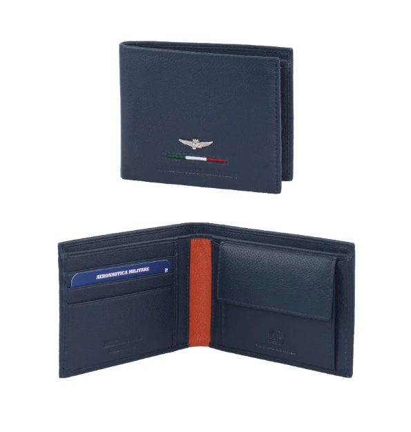 Obrazek Portfel Aeronautica Militare Fighter AM-151-05 niebieski