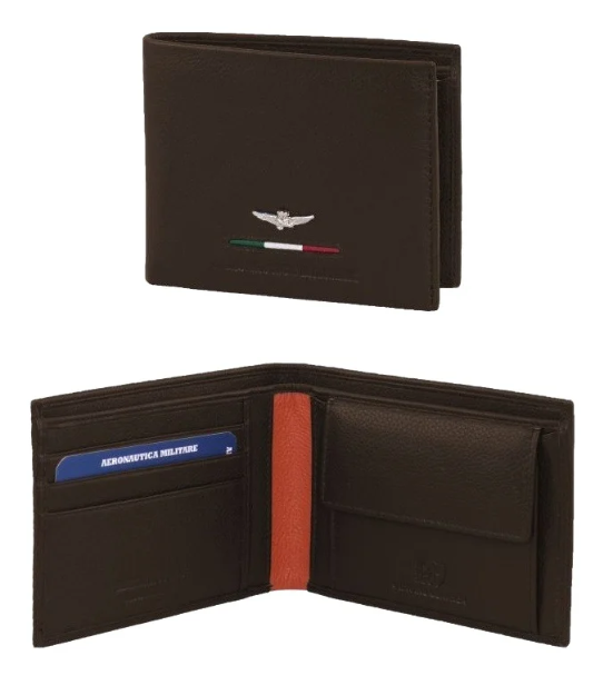 Obrazek Portfel Aeronautica Militare Fighter AM-151-25 brązowy