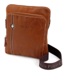 Obrazek Torba skórzana crossbody BHPC Explore L BH-381-75 tytoń 3 L